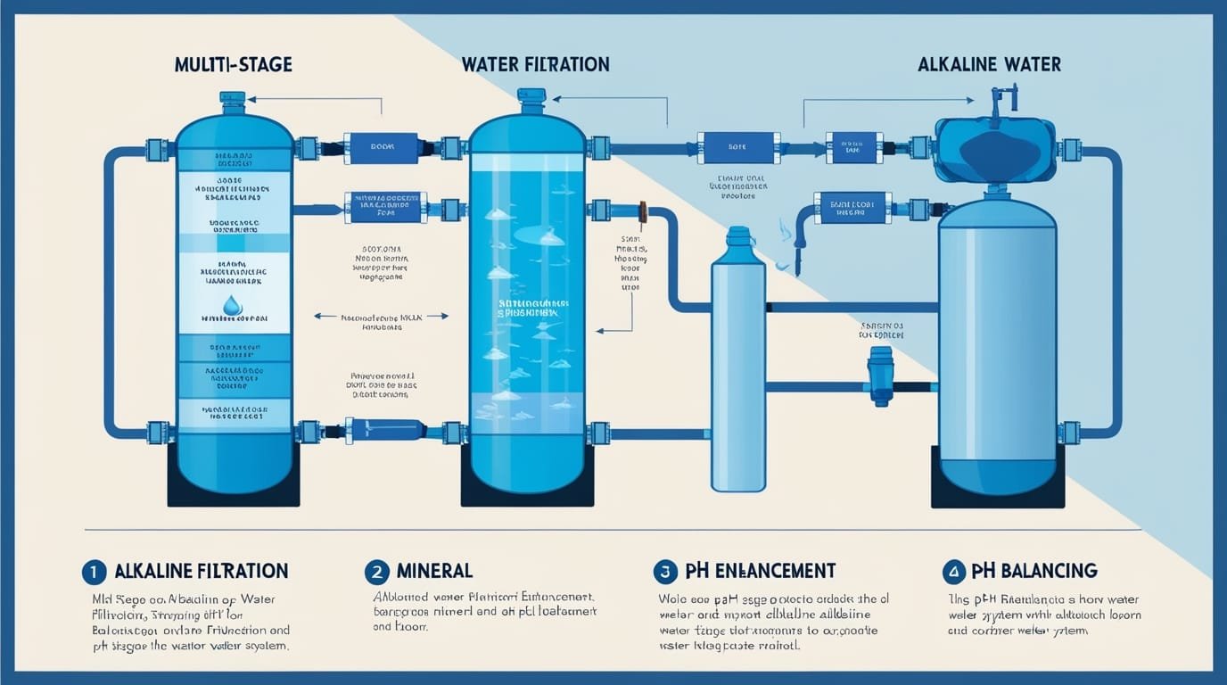 Alkaline Water System filtration process
