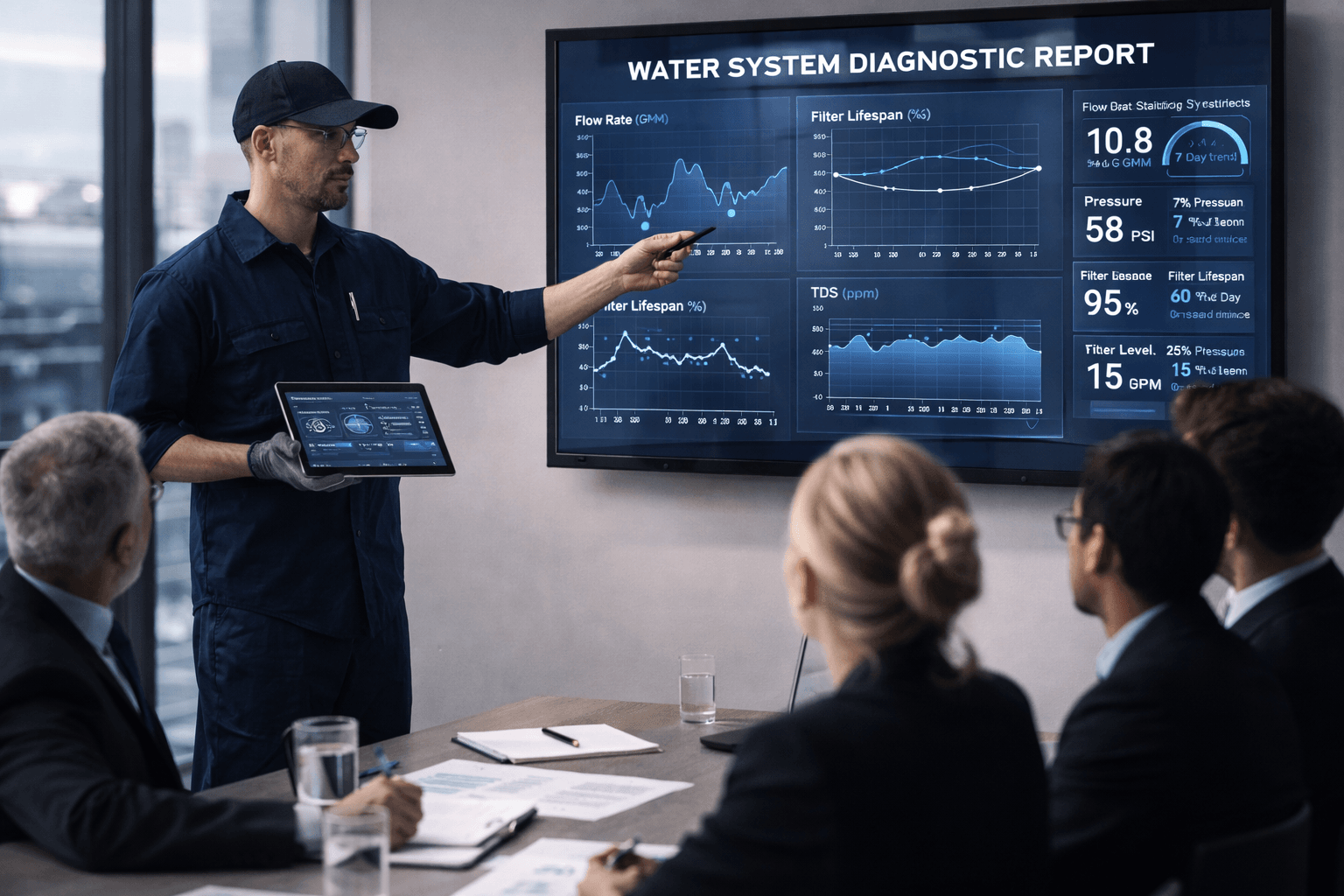 Commercial Water Treatment Systems Diagonastic test report