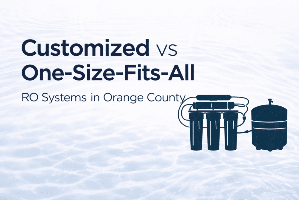 Customized vs One-Size-Fits-All RO Systems in Orange County