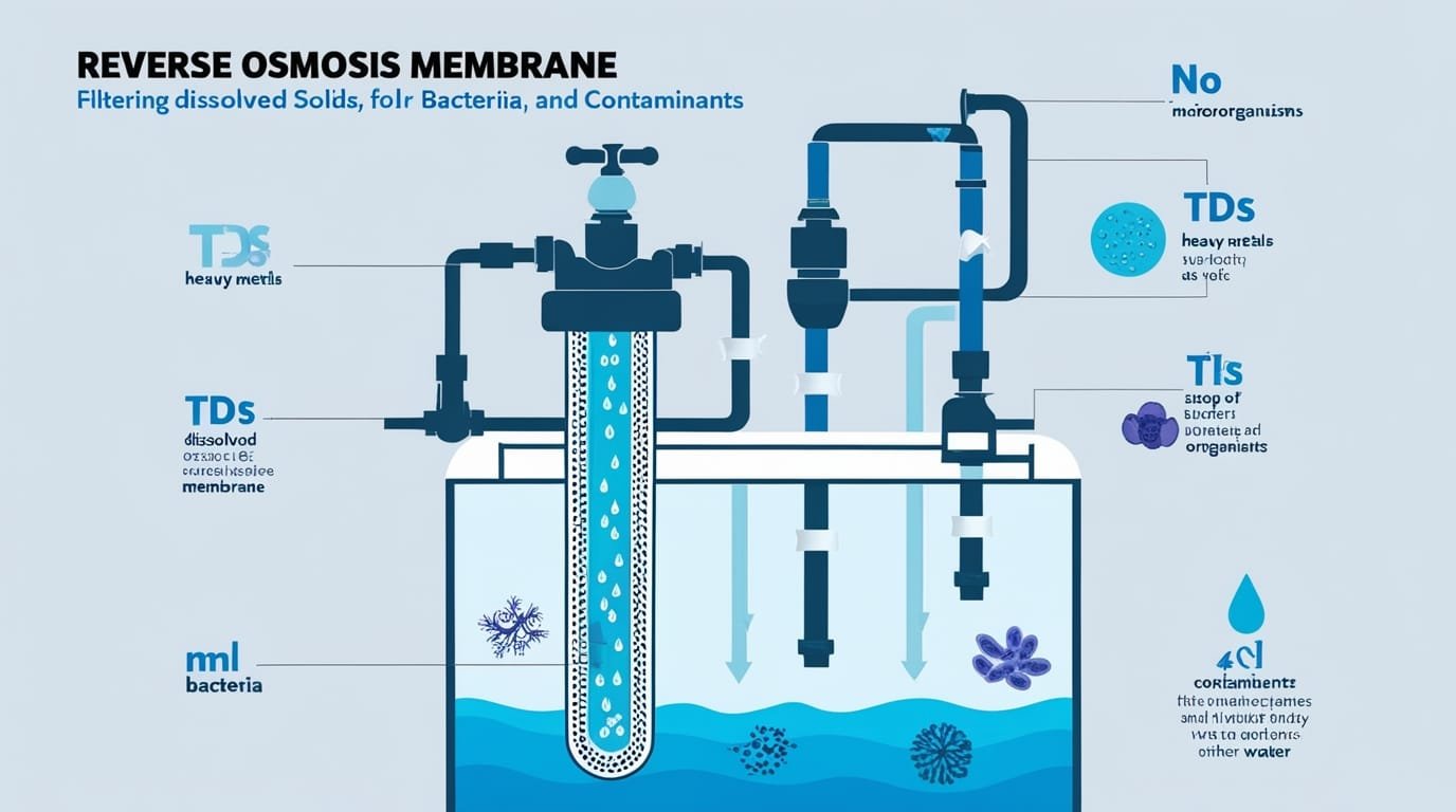 LC Reverse Osmosis filtration mechanism