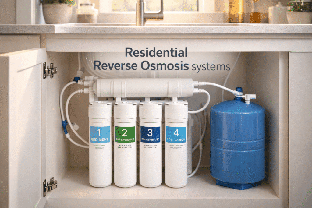 Residential Reverse Osmosis systems