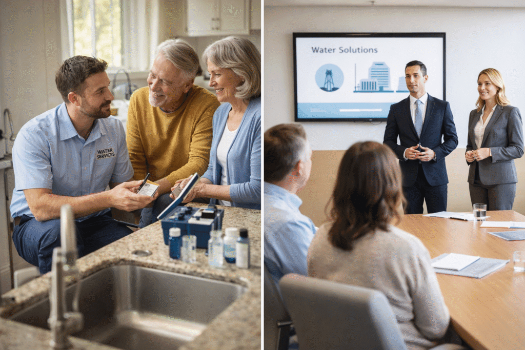 McCowin Water vs competitors free in-home testing-local vs franchise water companies