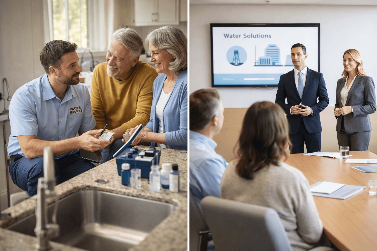 McCowin Water vs competitors free in-home testing-local vs franchise water companies