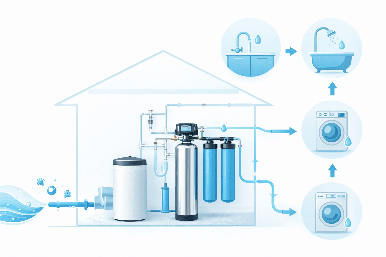 whole-home filtration-McCowin Water vs competitors in-house filtration