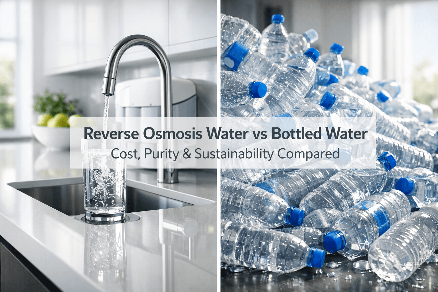 Reverse Osmosis Water vs Bottled Water: Cost, Purity & Sustainability Compared
