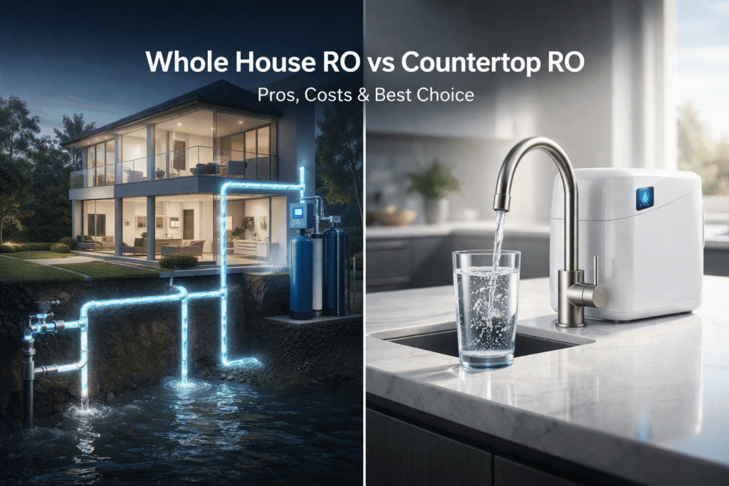Whole House RO System vs. Countertop RO Filters