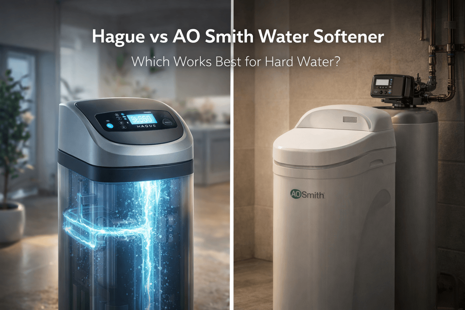 Hague vs AO Smith Water Softener: Best for Hard Water