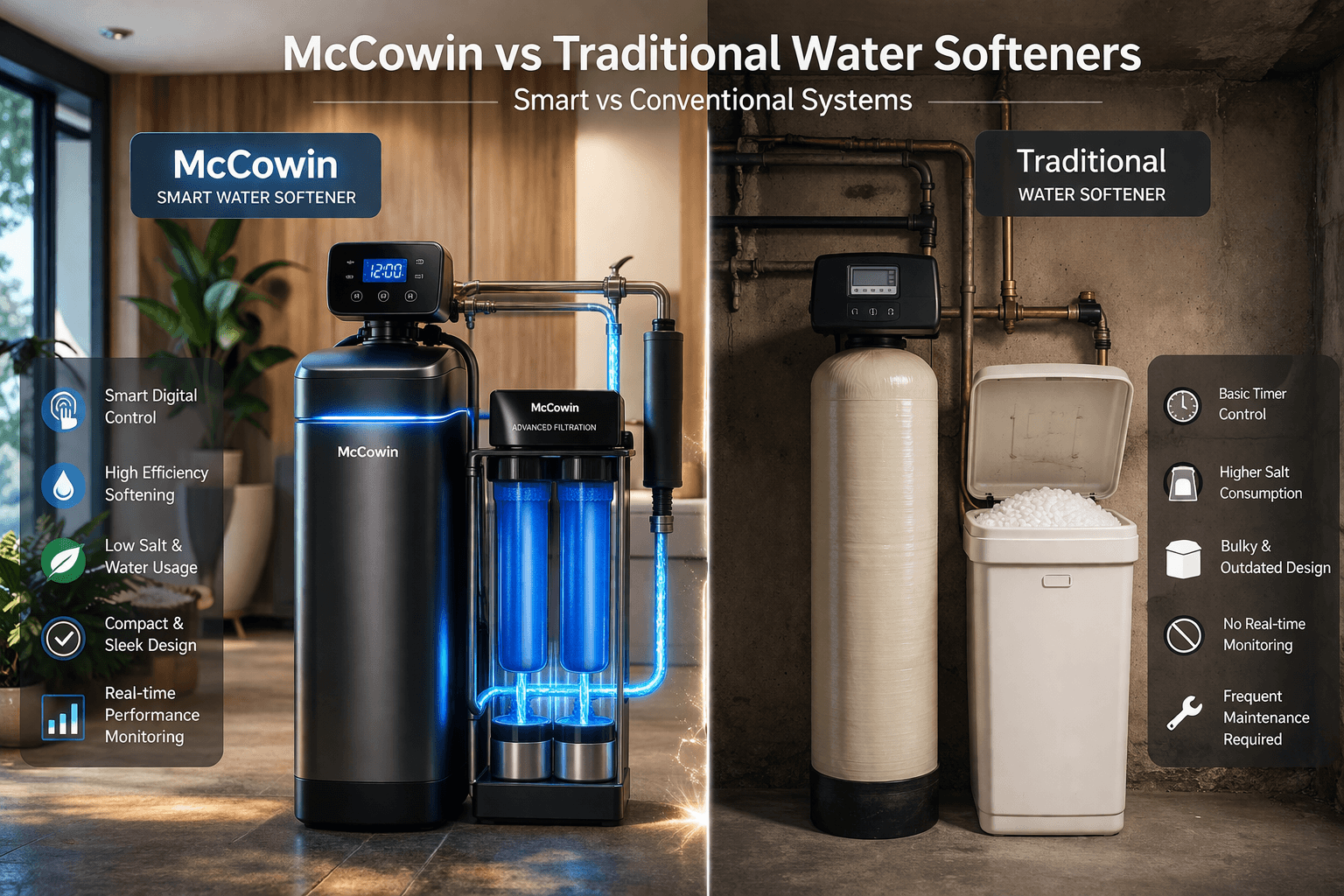 McCowin vs Traditional Water Softeners