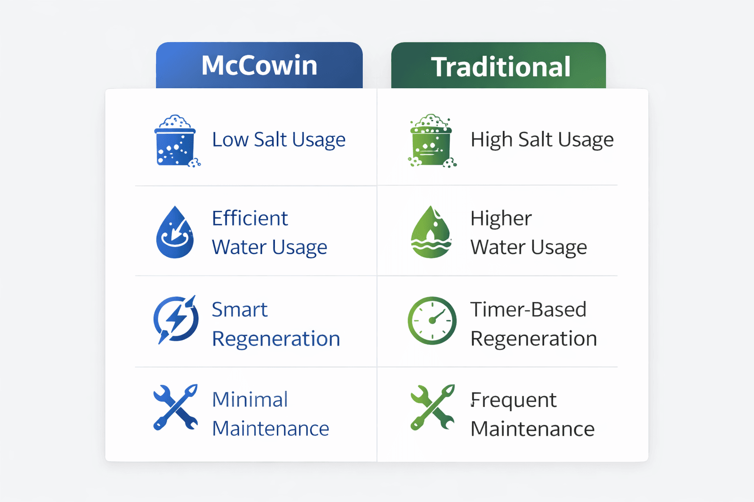 McCowin vs Traditional Water Softeners guide