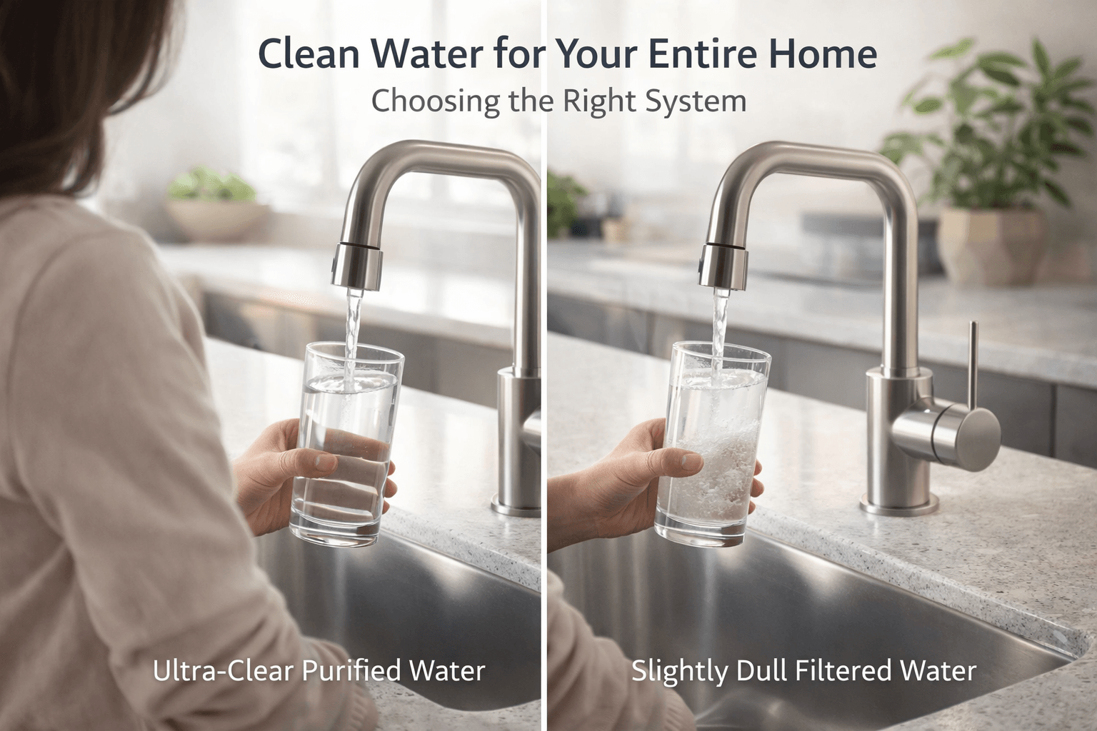 Whole House RO vs Standard Filtration