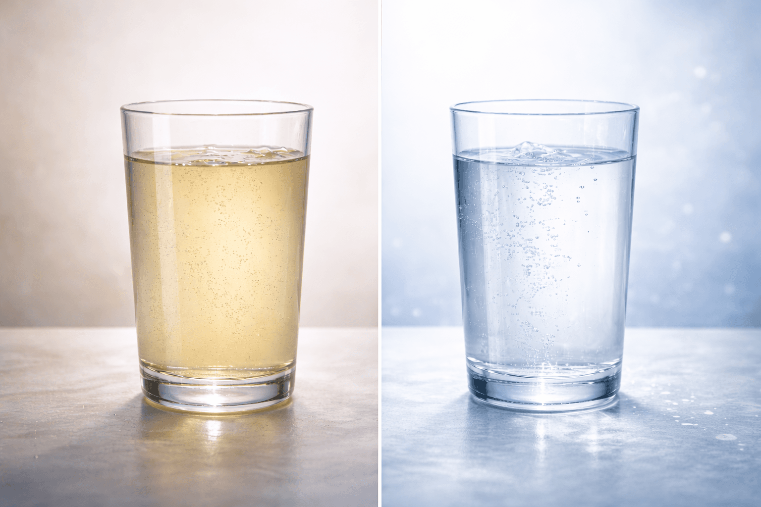 cloudy tap water to crystal-clear drinking water with Diagnostic-First Approach