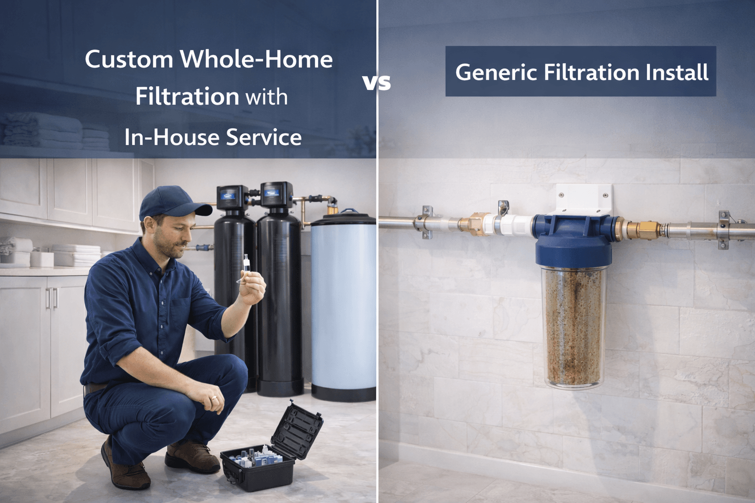 Customized Whole-Home Filtration vs Generic Systems: Residential Filtration in Orange County