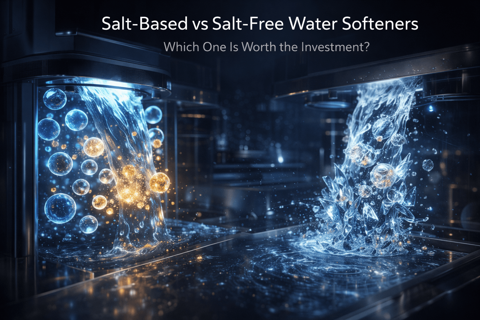Salt-Based vs Salt-Free Water Softeners