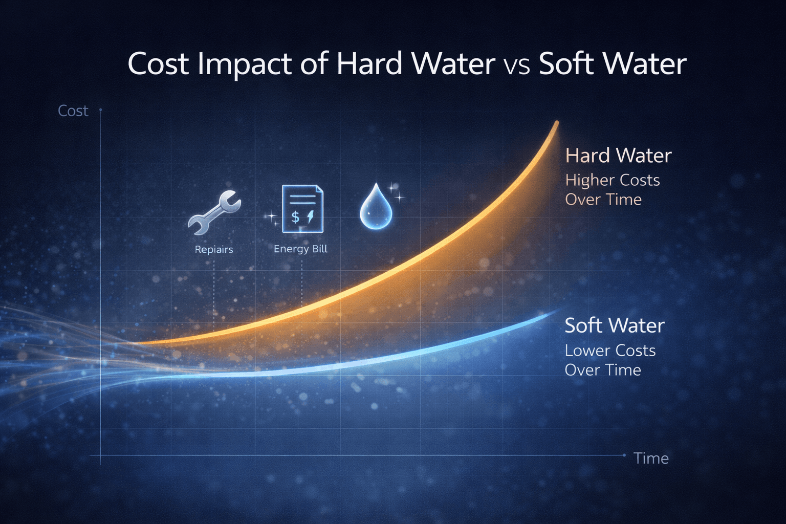 Hard Water vs Soft Water-cost impact