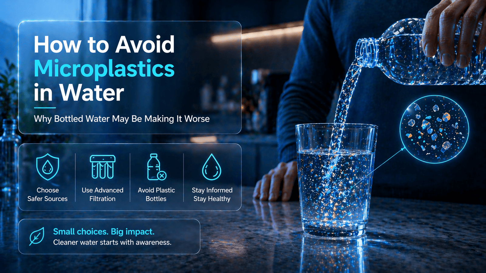 How to Avoid Microplastics in Water