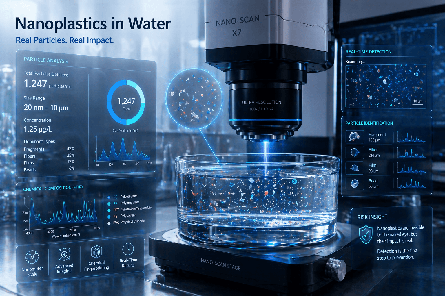 Microplastic Detection Visualization
