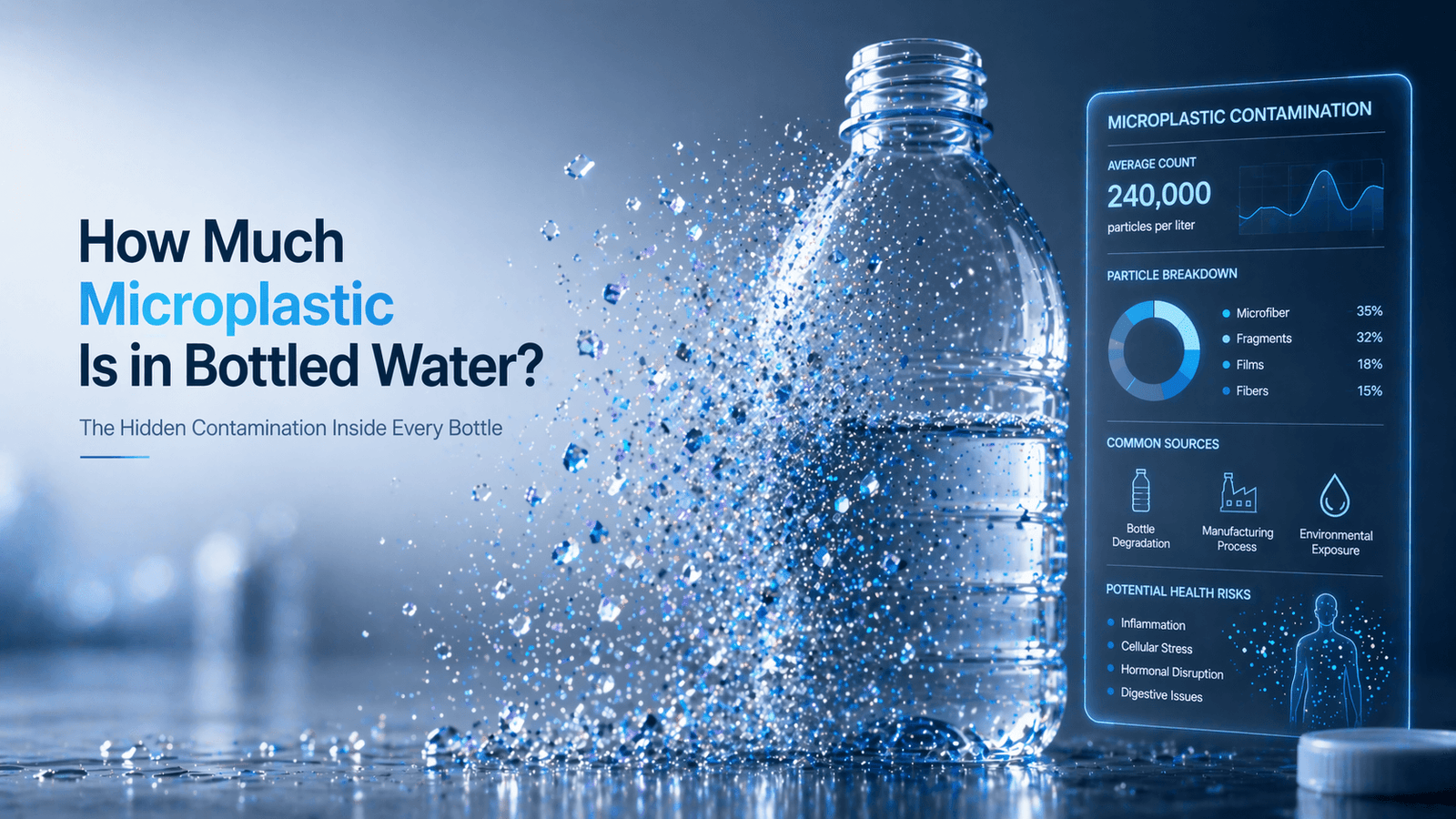 microplastics in bottled water