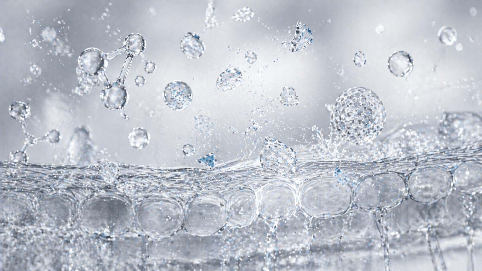 Microplastics in sparkling water analysis