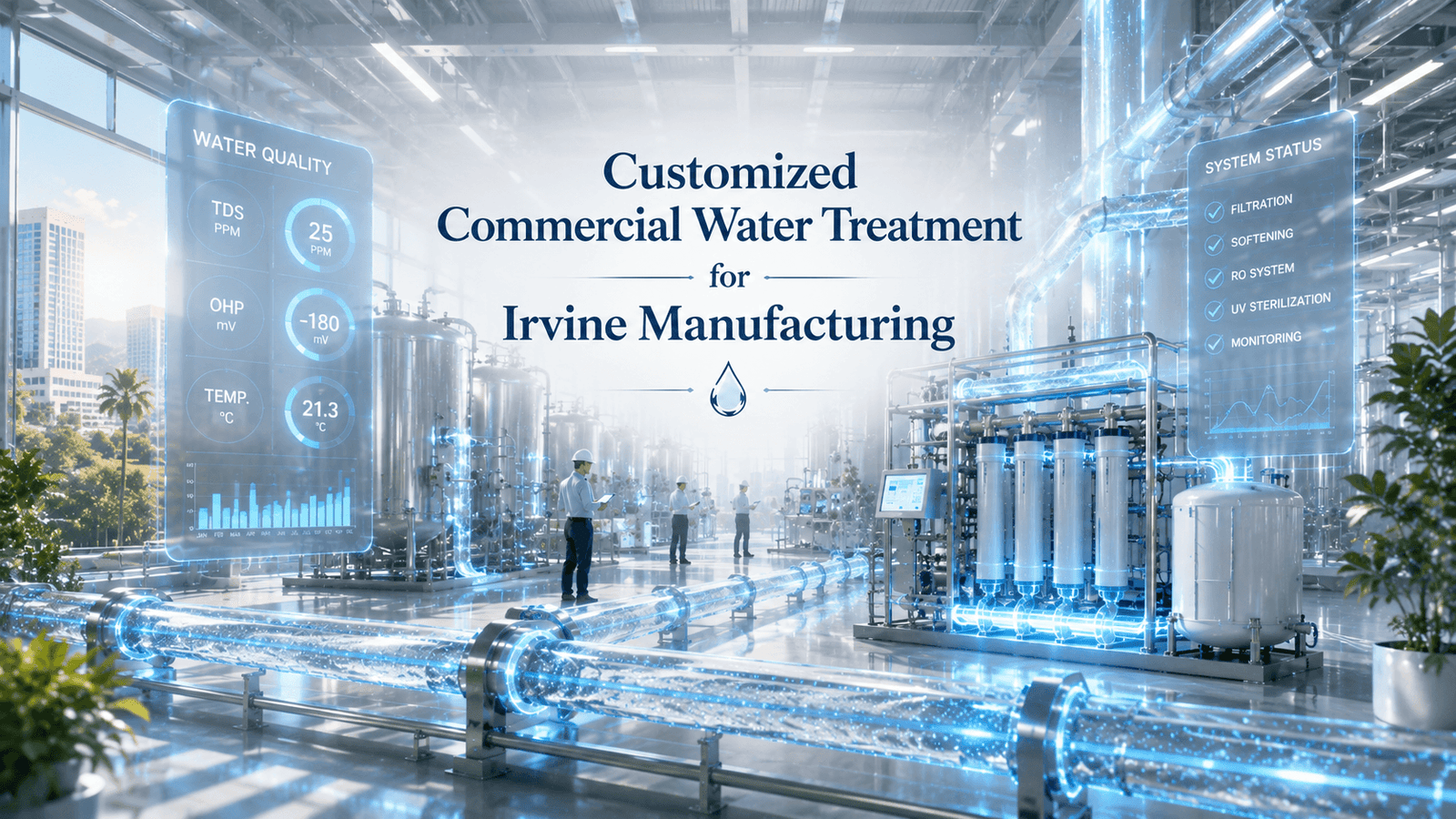 Customized Commercial Water Treatment for Irvine Manufacturing
