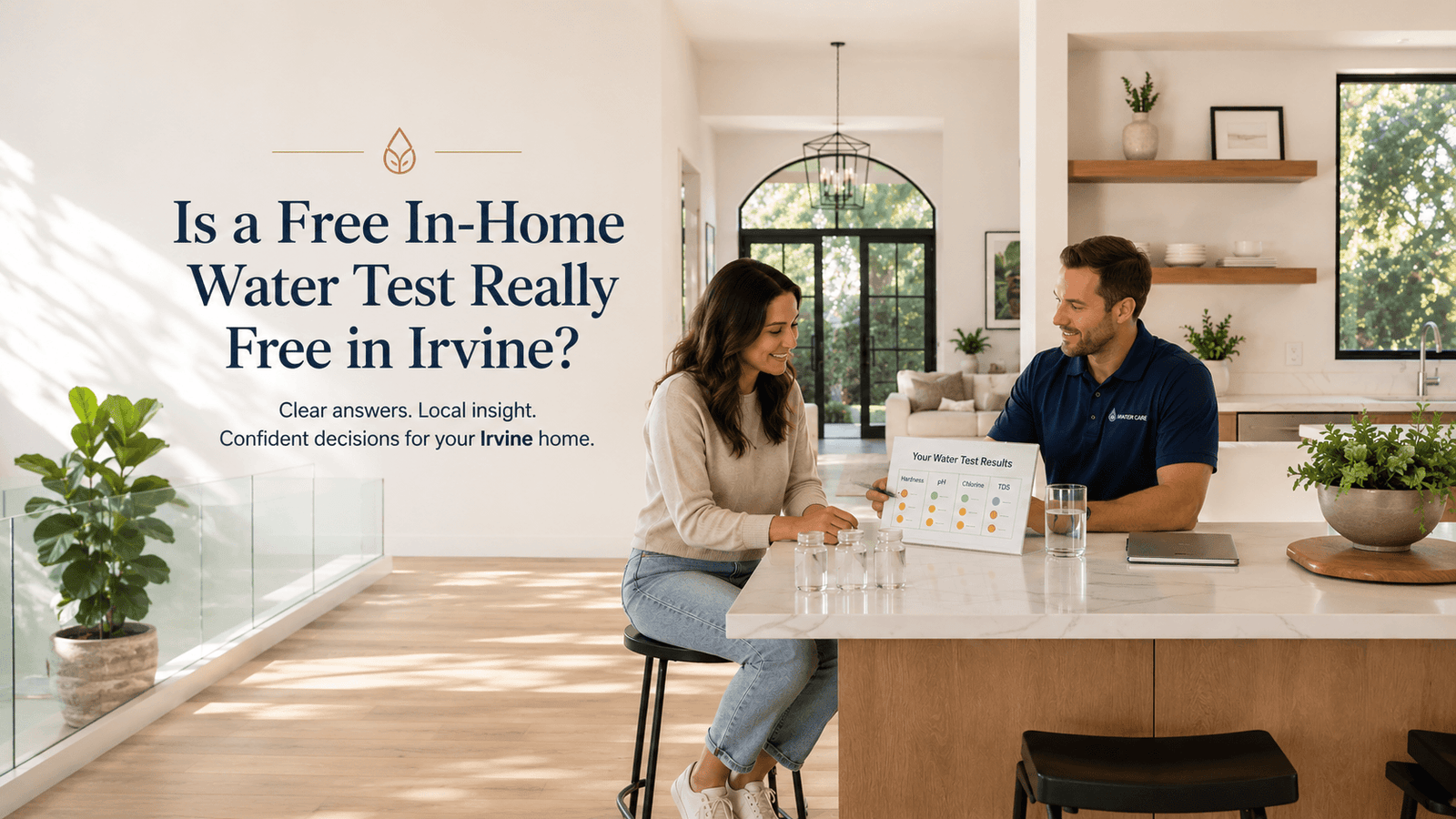 Free In-Home Water Test in Irvine