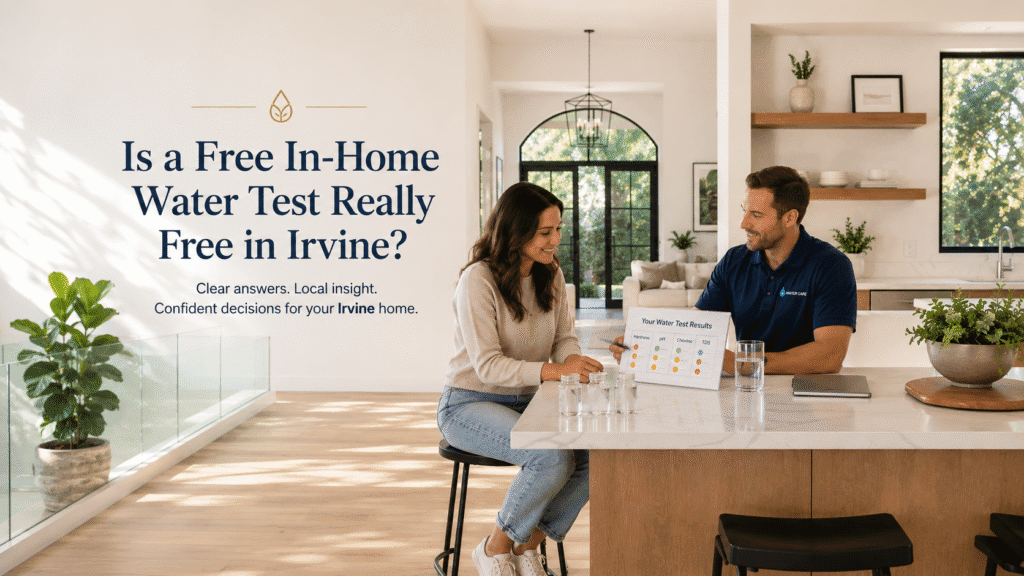 Free In-Home Water Test in Irvine