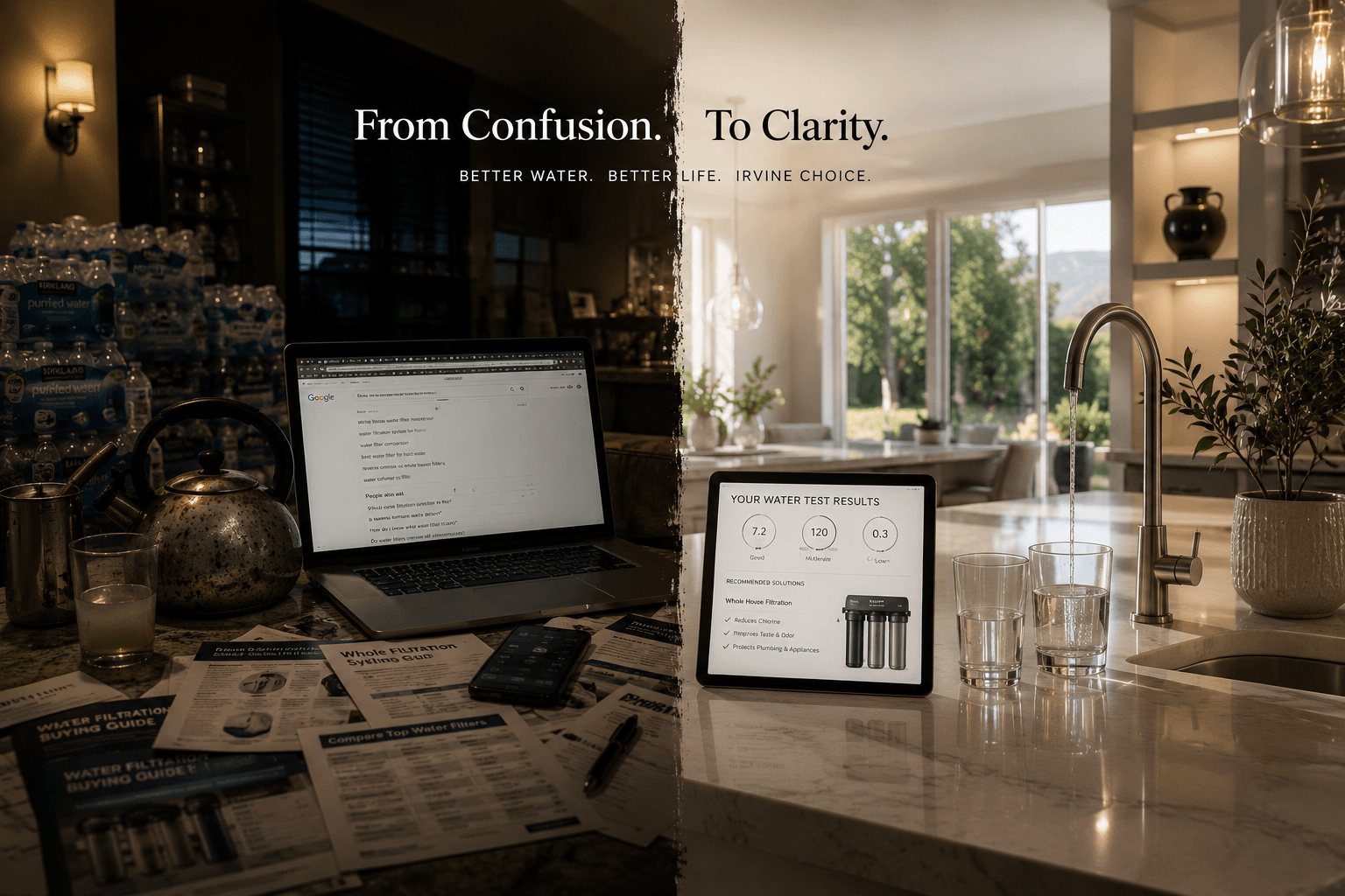 From clutter to clarity a water transformation