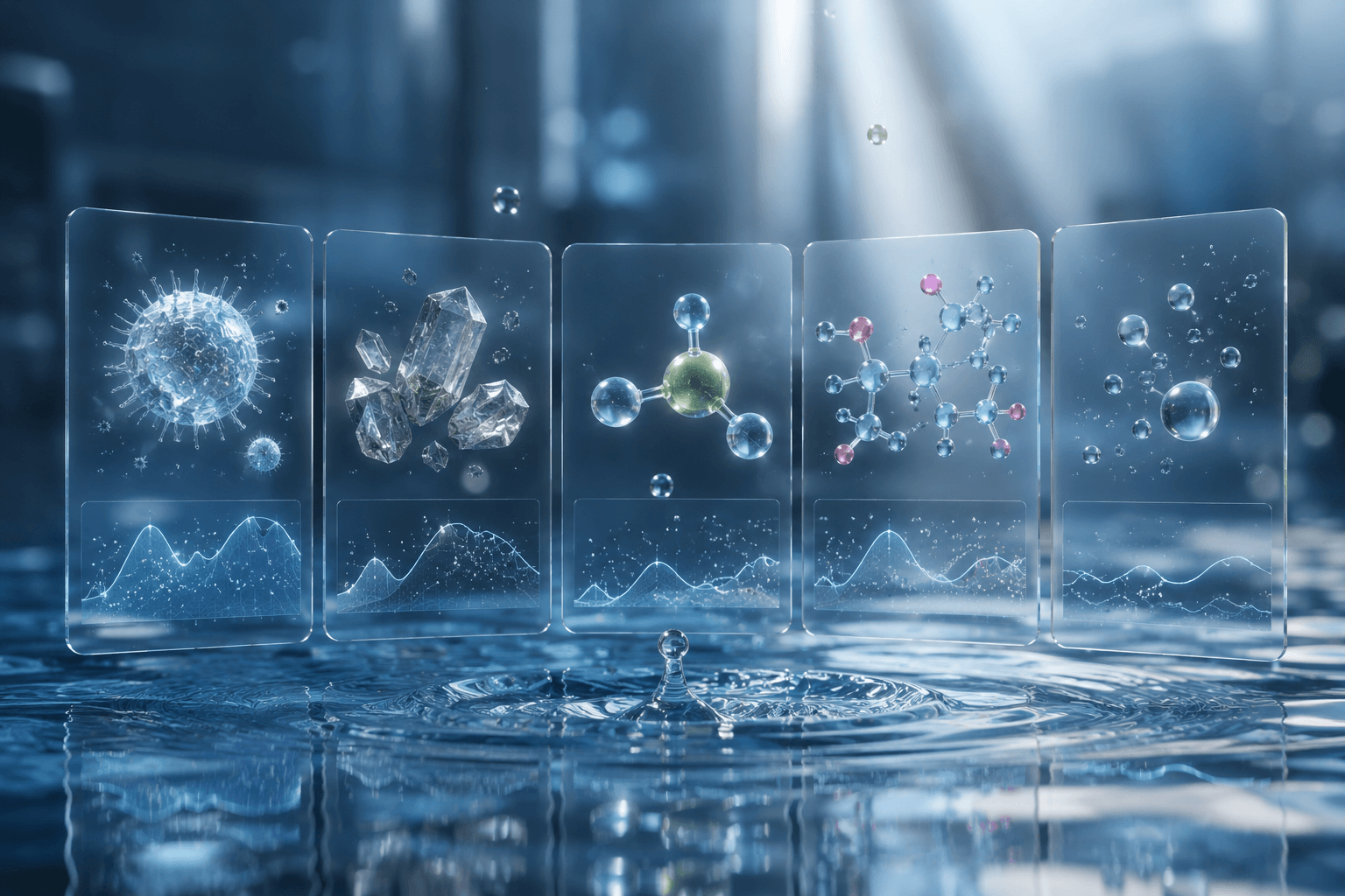 In-Home Water Test infographic visualization