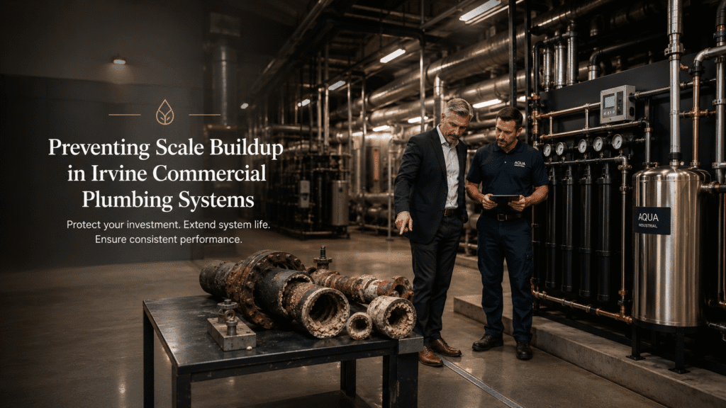 Preventing scale buildup in plumbing systems