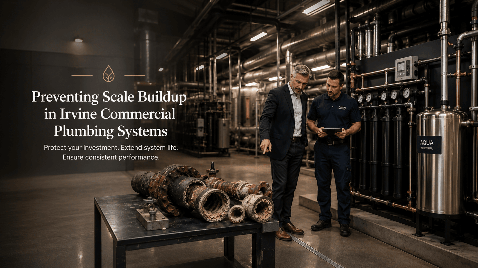 Preventing scale buildup in plumbing systems