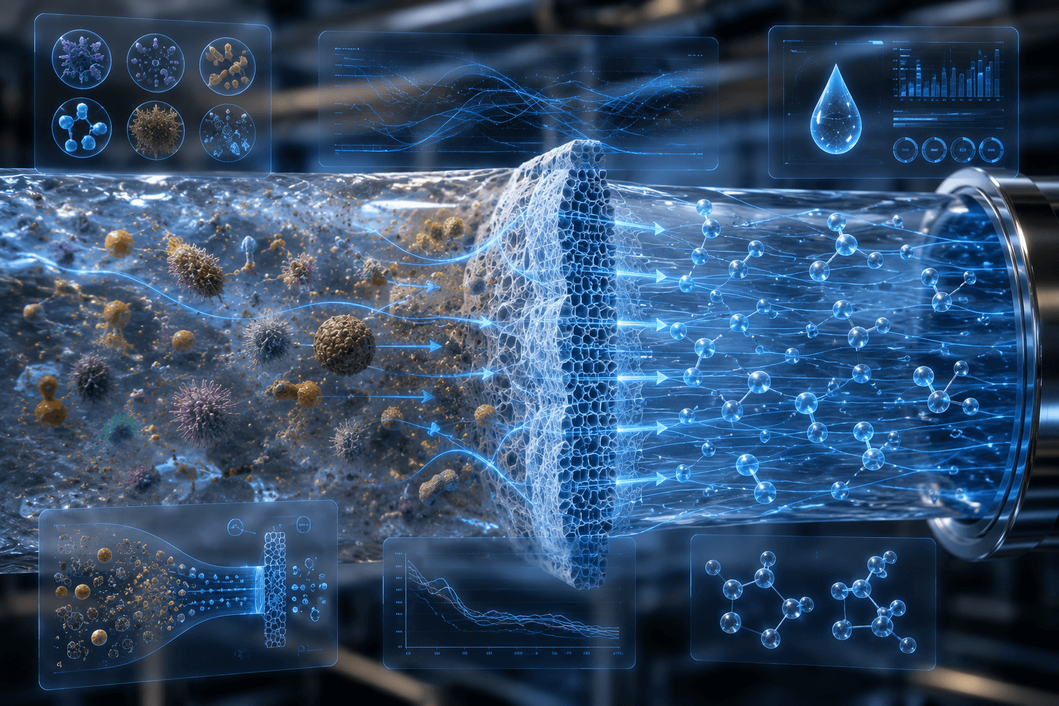 RO water filtration process