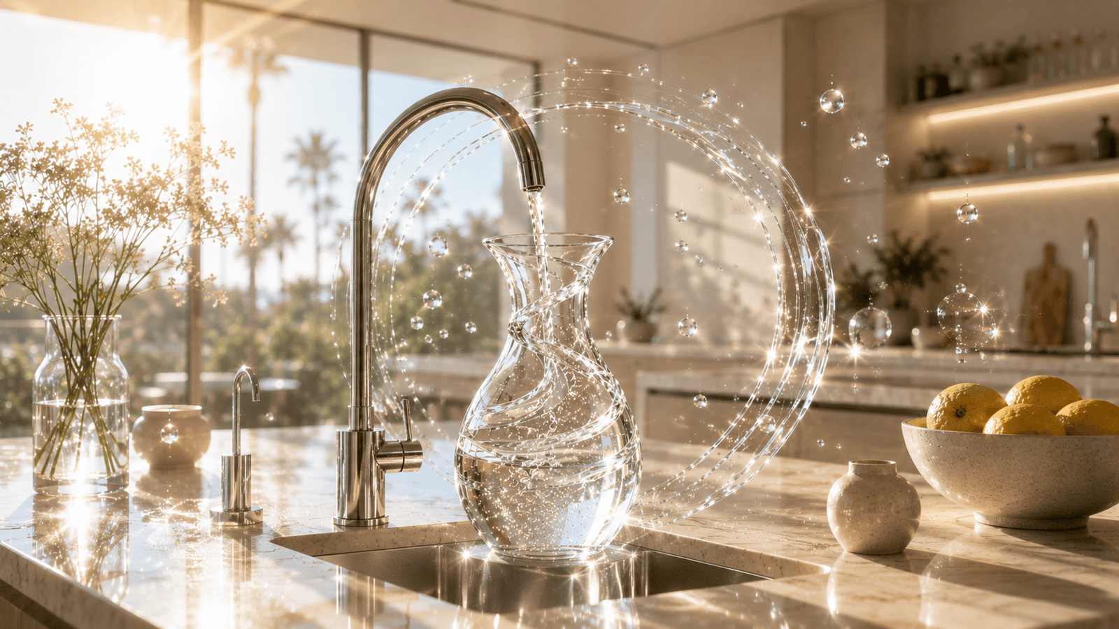 Water filtration and plumbing concept