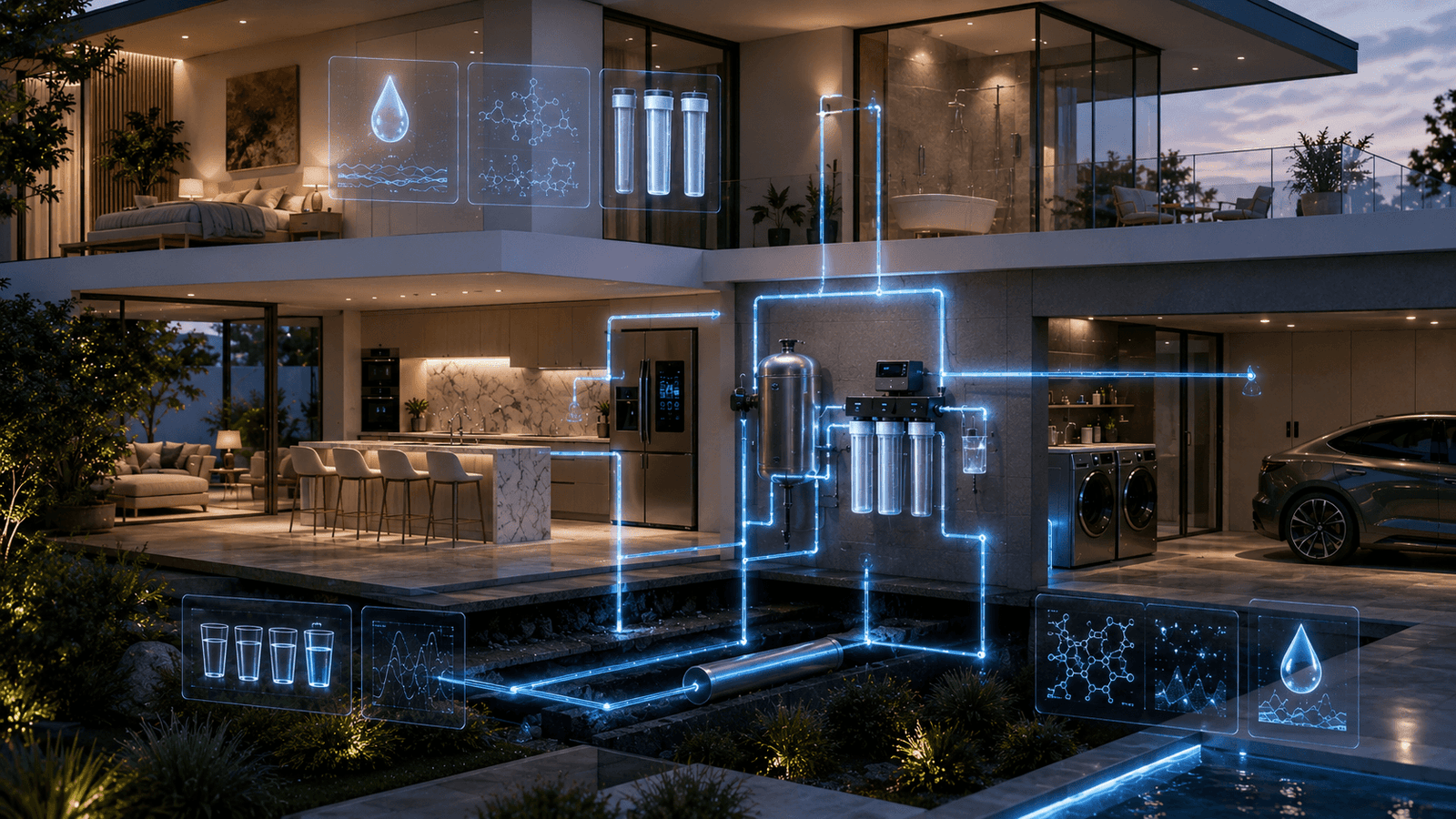 Whole-Home Filtration Visualization