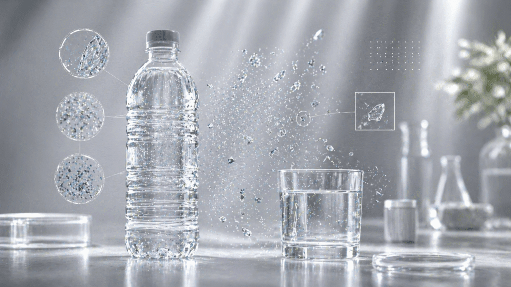 microplastics in bottled water