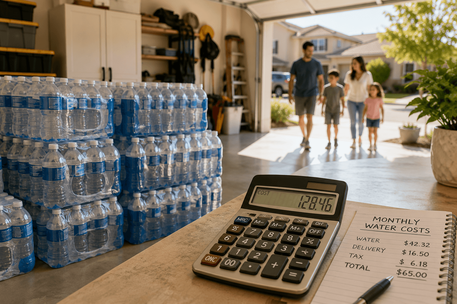 Bottled Water cost calculation