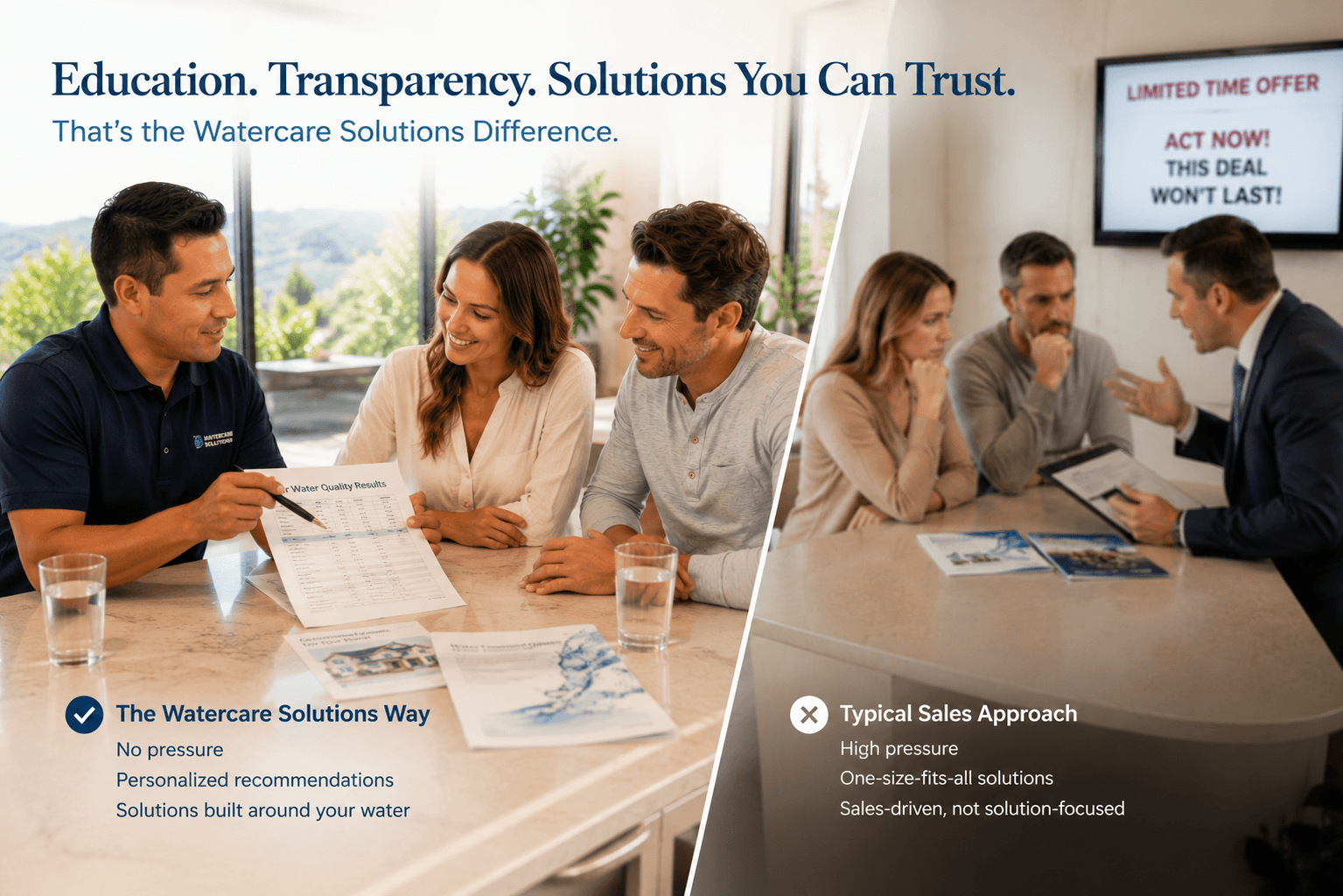 Choose the right Water Filter Consultation experience