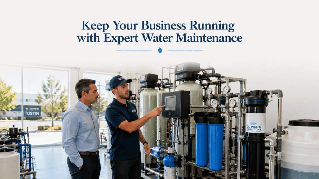 Commercial Water Maintenance in Tustin