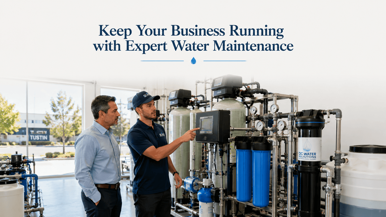 Commercial Water Maintenance in Tustin