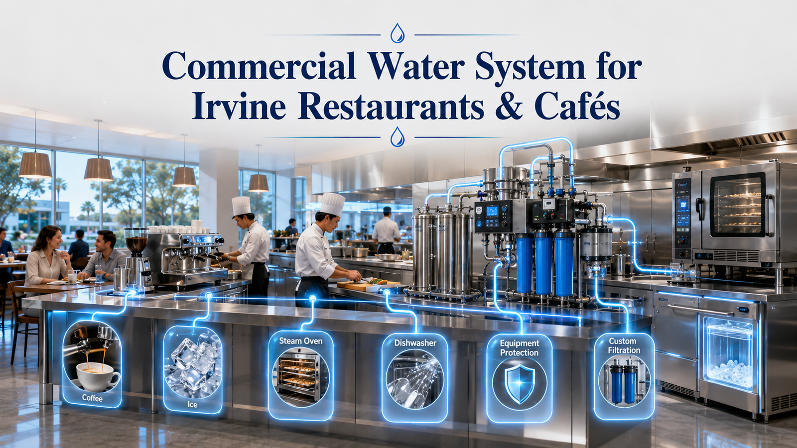 Commercial Water System for Irvine Restaurants & Cafés