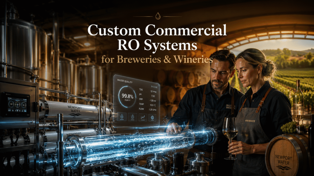 Custom RO systems for wineries and breweries