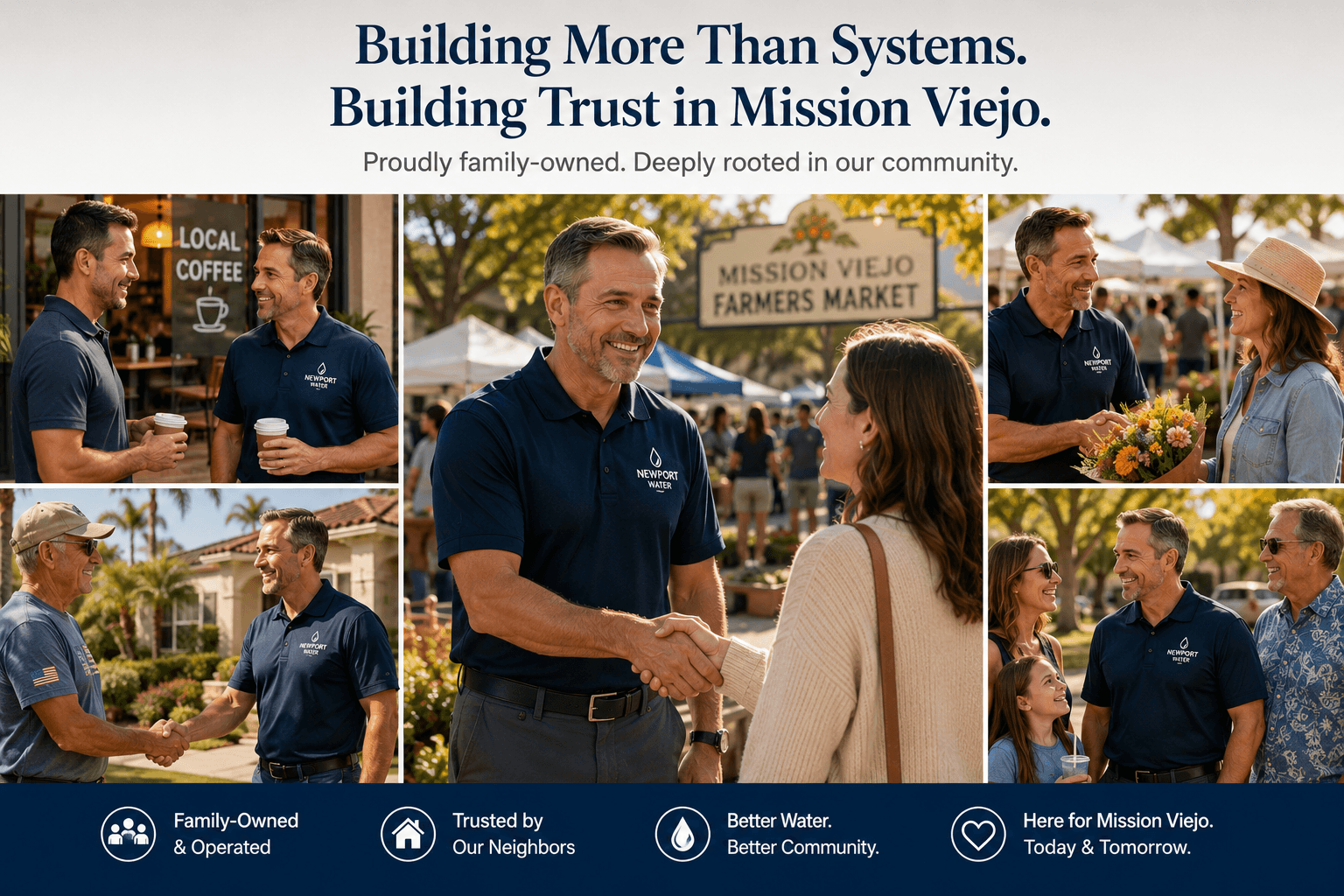Family Owned Water Company Building trust in Mission Viejo