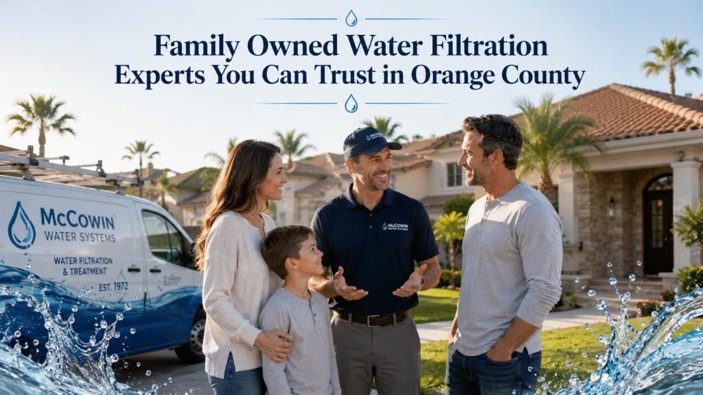 Family Owned Water Filtration Experts You Can Trust in Orange County