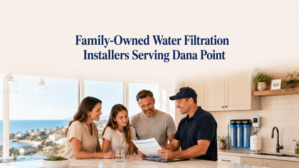 Family-owned water filtration service in Dana Point