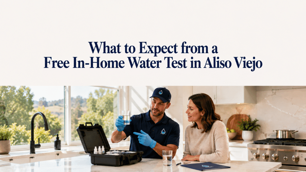 Free In-Home Water Test in Aliso Viejo