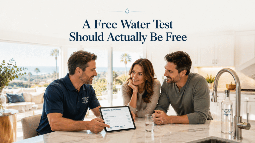 Free In-Home Water Test in Tustin Explained