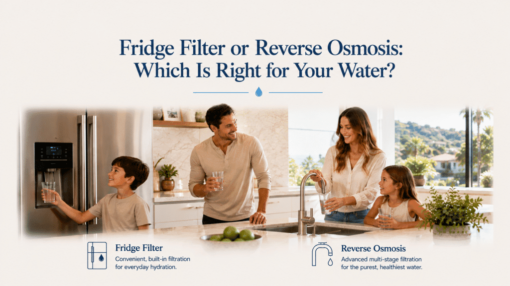 Fridge filter vs reverse osmosis water