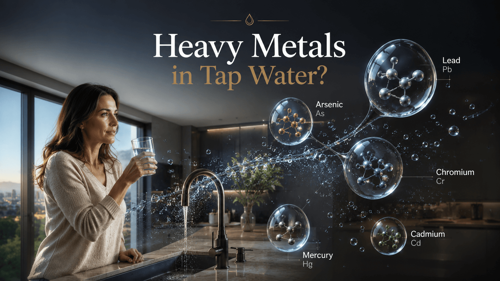 Heavy metals in tap water