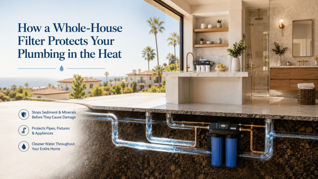 How a Whole-Home Filter Protects Your Plumbing in the Heat