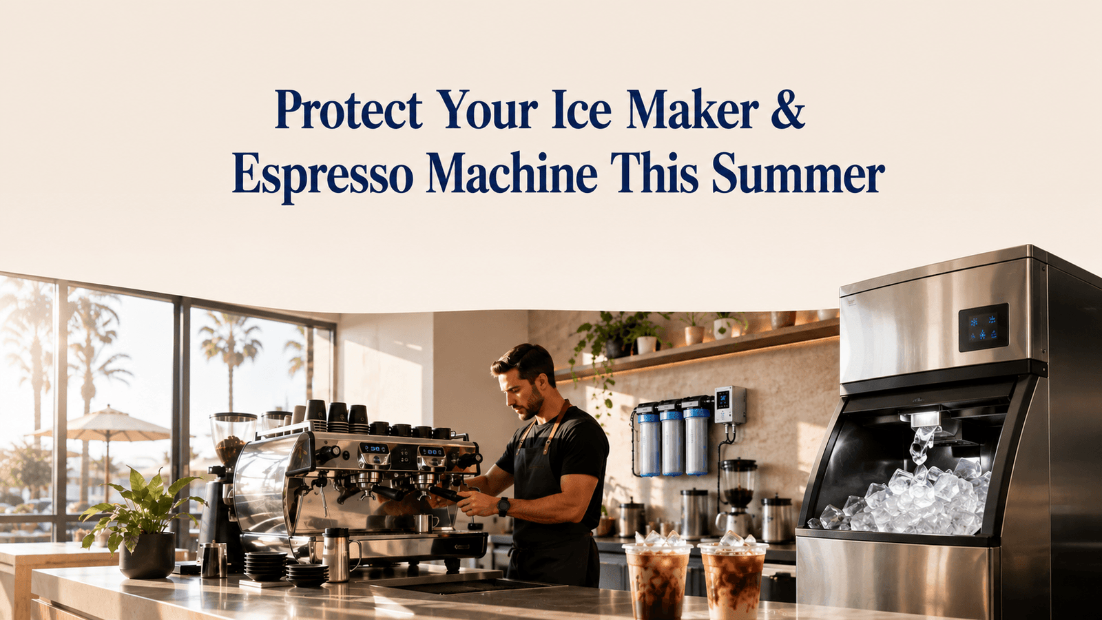 Protect Your Ice Maker and Espresso Machine This Summer