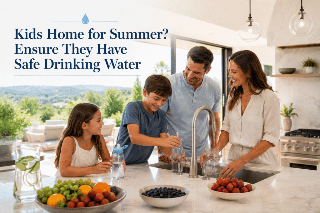 Safe Drinking Water for kids during summers