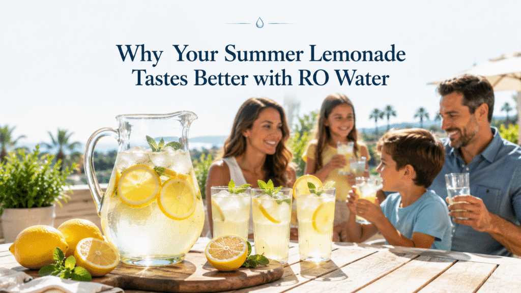 Summer Lemonade Tastes Better with RO Water